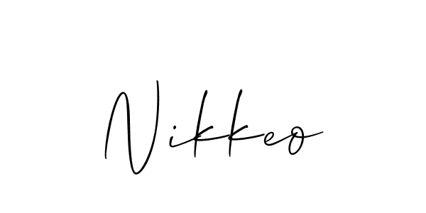 Check out images of Autograph of Nikkeo name. Actor Nikkeo Signature Style. Allison_Script is a professional sign style online. Nikkeo signature style 2 images and pictures png