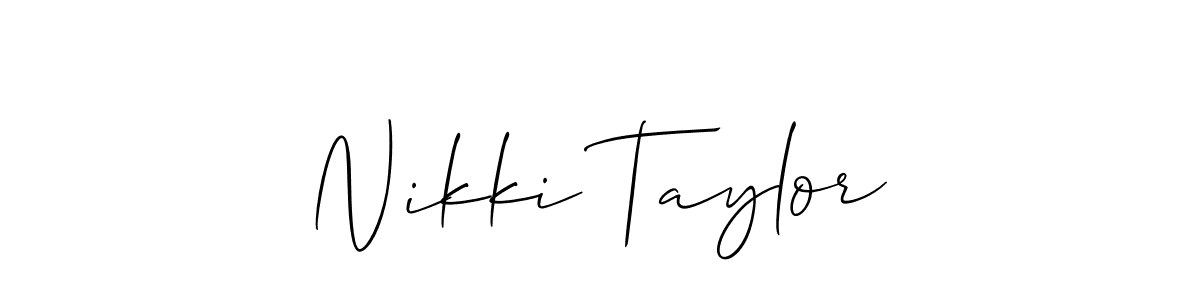 Here are the top 10 professional signature styles for the name Nikki Taylor. These are the best autograph styles you can use for your name. Nikki Taylor signature style 2 images and pictures png