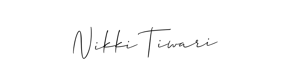 Check out images of Autograph of Nikki Tiwari name. Actor Nikki Tiwari Signature Style. Allison_Script is a professional sign style online. Nikki Tiwari signature style 2 images and pictures png