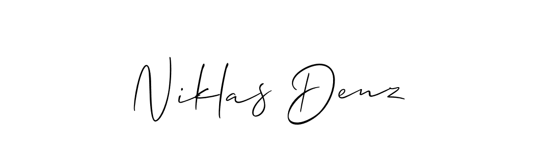 The best way (Allison_Script) to make a short signature is to pick only two or three words in your name. The name Niklas Denz include a total of six letters. For converting this name. Niklas Denz signature style 2 images and pictures png