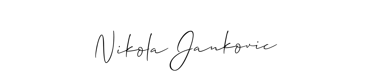 Once you've used our free online signature maker to create your best signature Allison_Script style, it's time to enjoy all of the benefits that Nikola Jankovic name signing documents. Nikola Jankovic signature style 2 images and pictures png