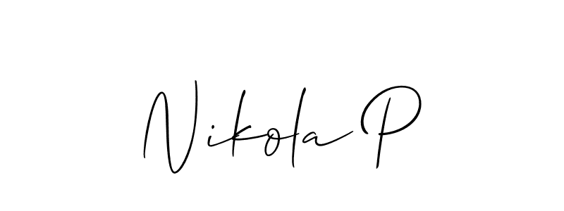 Make a beautiful signature design for name Nikola P. Use this online signature maker to create a handwritten signature for free. Nikola P signature style 2 images and pictures png