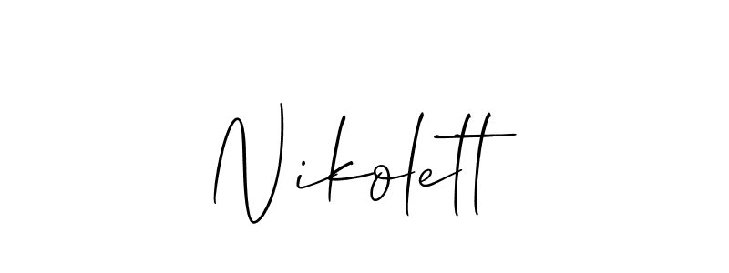 See photos of Nikolett official signature by Spectra . Check more albums & portfolios. Read reviews & check more about Allison_Script font. Nikolett signature style 2 images and pictures png