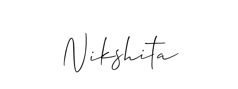 You can use this online signature creator to create a handwritten signature for the name Nikshita. This is the best online autograph maker. Nikshita signature style 2 images and pictures png