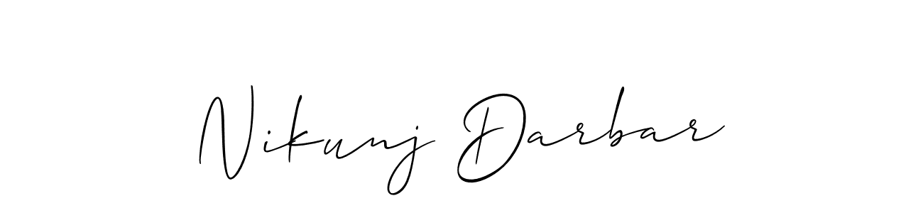 You can use this online signature creator to create a handwritten signature for the name Nikunj Darbar. This is the best online autograph maker. Nikunj Darbar signature style 2 images and pictures png