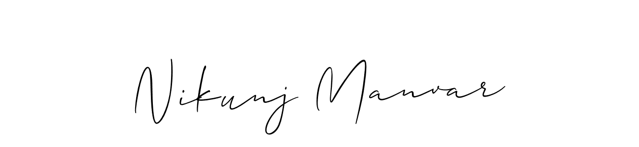 See photos of Nikunj Manvar official signature by Spectra . Check more albums & portfolios. Read reviews & check more about Allison_Script font. Nikunj Manvar signature style 2 images and pictures png