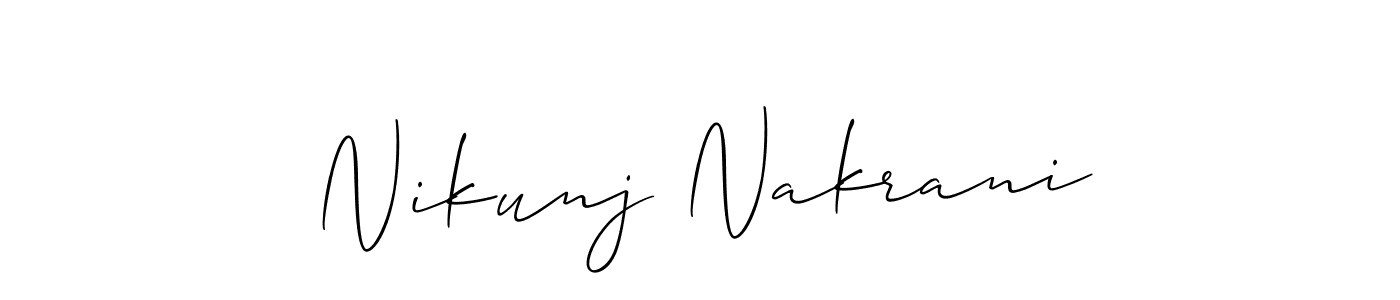 Check out images of Autograph of Nikunj Nakrani name. Actor Nikunj Nakrani Signature Style. Allison_Script is a professional sign style online. Nikunj Nakrani signature style 2 images and pictures png