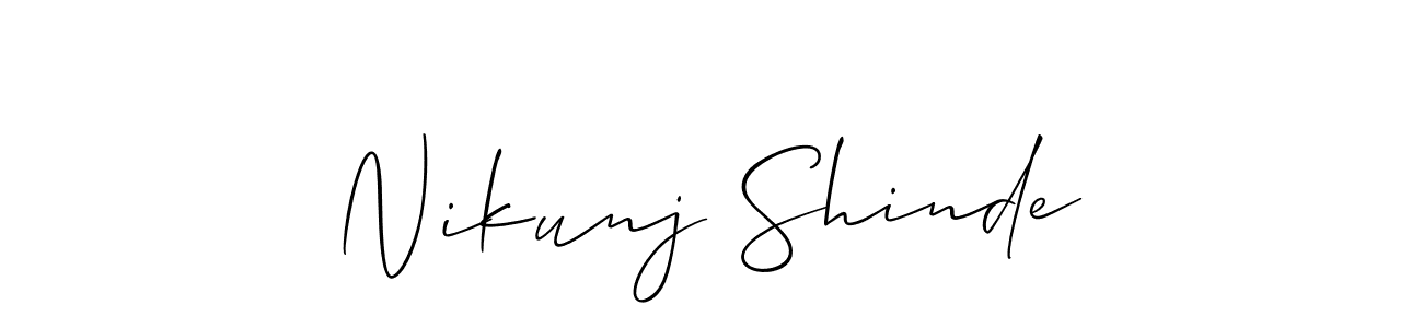 Here are the top 10 professional signature styles for the name Nikunj Shinde. These are the best autograph styles you can use for your name. Nikunj Shinde signature style 2 images and pictures png