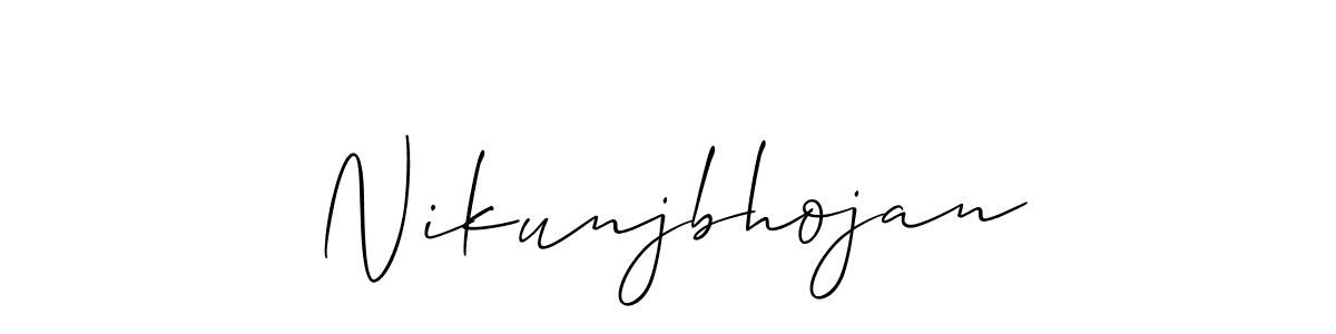 You can use this online signature creator to create a handwritten signature for the name Nikunjbhojan. This is the best online autograph maker. Nikunjbhojan signature style 2 images and pictures png