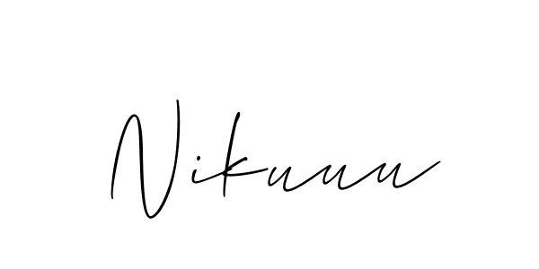 This is the best signature style for the Nikuuu name. Also you like these signature font (Allison_Script). Mix name signature. Nikuuu signature style 2 images and pictures png