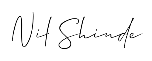 How to make Nil Shinde name signature. Use Allison_Script style for creating short signs online. This is the latest handwritten sign. Nil Shinde signature style 2 images and pictures png