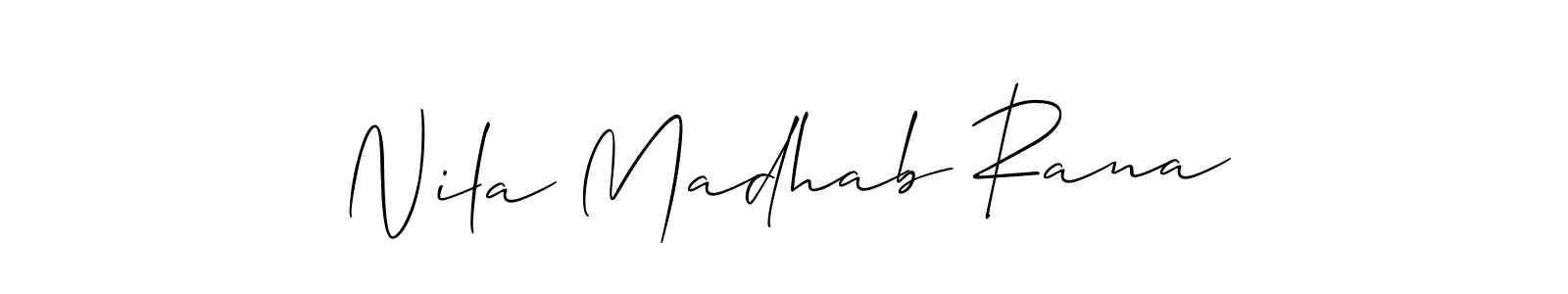 See photos of Nila Madhab Rana official signature by Spectra . Check more albums & portfolios. Read reviews & check more about Allison_Script font. Nila Madhab Rana signature style 2 images and pictures png