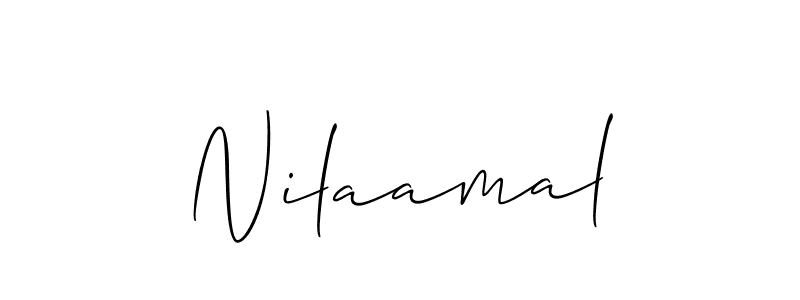 Make a beautiful signature design for name Nilaamal. With this signature (Allison_Script) style, you can create a handwritten signature for free. Nilaamal signature style 2 images and pictures png