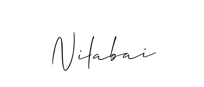 You can use this online signature creator to create a handwritten signature for the name Nilabai. This is the best online autograph maker. Nilabai signature style 2 images and pictures png