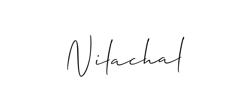 Best and Professional Signature Style for Nilachal. Allison_Script Best Signature Style Collection. Nilachal signature style 2 images and pictures png