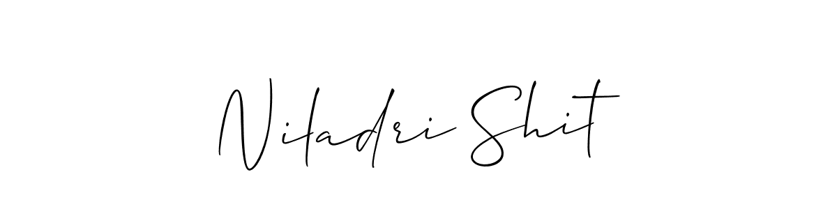 Once you've used our free online signature maker to create your best signature Allison_Script style, it's time to enjoy all of the benefits that Niladri Shit name signing documents. Niladri Shit signature style 2 images and pictures png