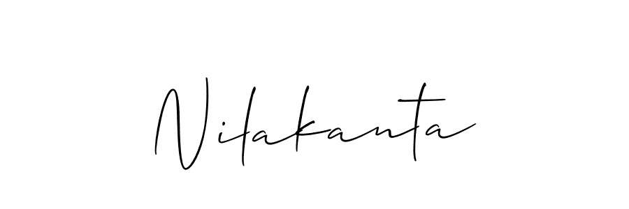 The best way (Allison_Script) to make a short signature is to pick only two or three words in your name. The name Nilakanta include a total of six letters. For converting this name. Nilakanta signature style 2 images and pictures png