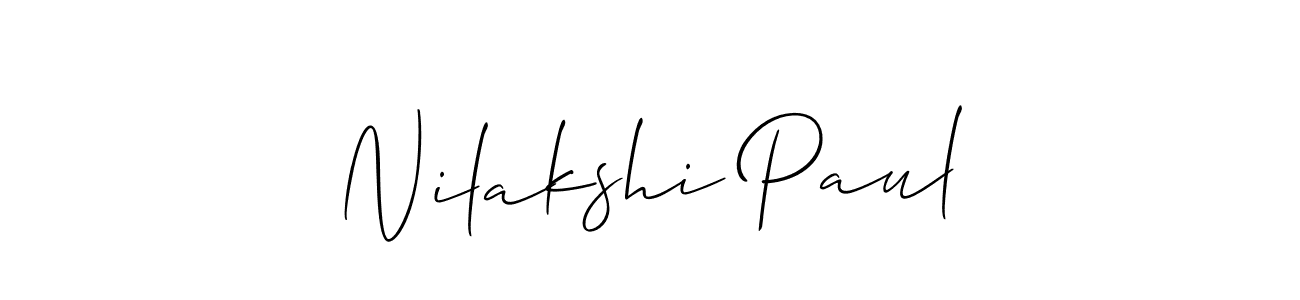 Similarly Allison_Script is the best handwritten signature design. Signature creator online .You can use it as an online autograph creator for name Nilakshi Paul. Nilakshi Paul signature style 2 images and pictures png