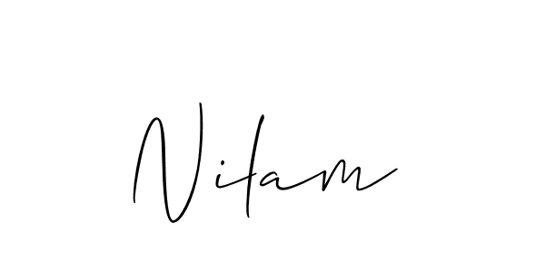 Make a beautiful signature design for name Nilam . Use this online signature maker to create a handwritten signature for free. Nilam  signature style 2 images and pictures png