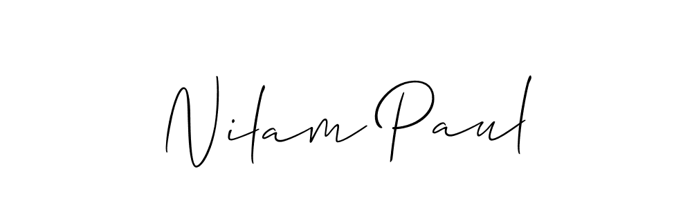 Make a beautiful signature design for name Nilam Paul. Use this online signature maker to create a handwritten signature for free. Nilam Paul signature style 2 images and pictures png