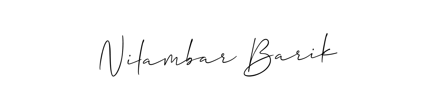 You can use this online signature creator to create a handwritten signature for the name Nilambar Barik. This is the best online autograph maker. Nilambar Barik signature style 2 images and pictures png