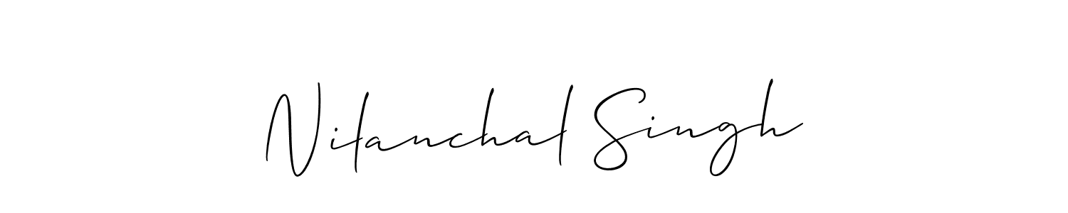 This is the best signature style for the Nilanchal Singh name. Also you like these signature font (Allison_Script). Mix name signature. Nilanchal Singh signature style 2 images and pictures png