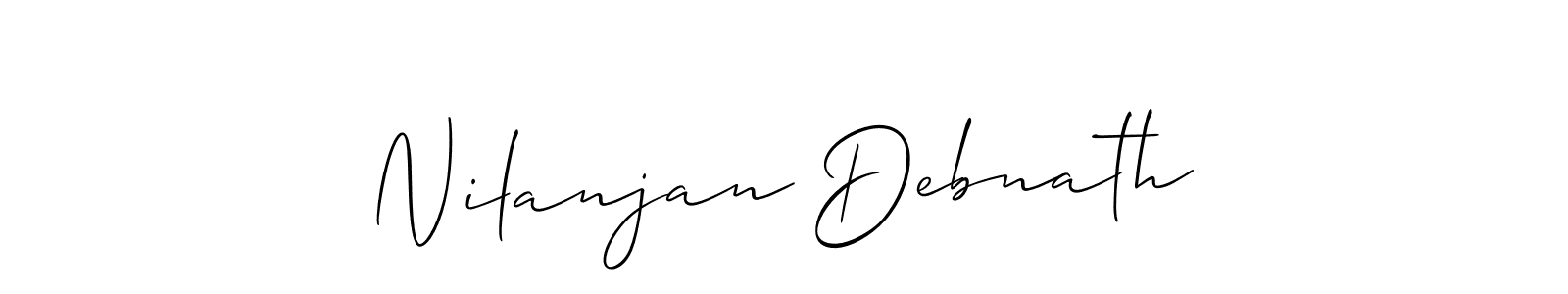 You should practise on your own different ways (Allison_Script) to write your name (Nilanjan Debnath) in signature. don't let someone else do it for you. Nilanjan Debnath signature style 2 images and pictures png