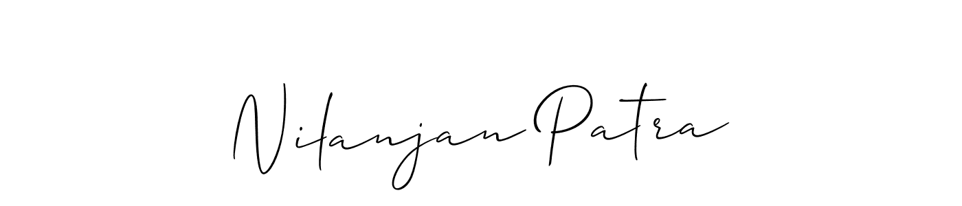 It looks lik you need a new signature style for name Nilanjan Patra. Design unique handwritten (Allison_Script) signature with our free signature maker in just a few clicks. Nilanjan Patra signature style 2 images and pictures png