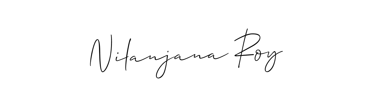 How to make Nilanjana Roy name signature. Use Allison_Script style for creating short signs online. This is the latest handwritten sign. Nilanjana Roy signature style 2 images and pictures png