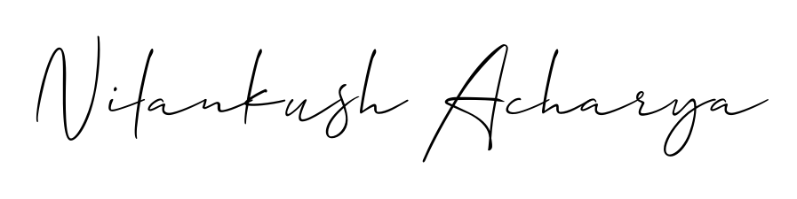 The Allison_Script typeface gives name Nilankush Acharya a refined look. Suitable for certificates, diplomas, and official verification. Nilankush Acharya signature style 2 images and pictures png