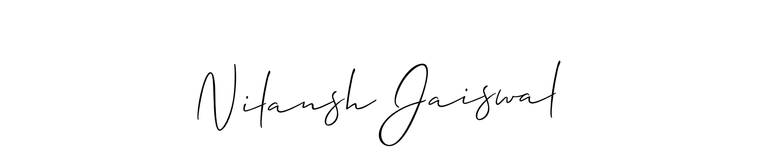 Best and Professional Signature Style for Nilansh Jaiswal. Allison_Script Best Signature Style Collection. Nilansh Jaiswal signature style 2 images and pictures png