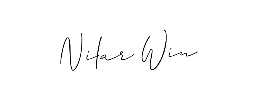 Once you've used our free online signature maker to create your best signature Allison_Script style, it's time to enjoy all of the benefits that Nilar Win name signing documents. Nilar Win signature style 2 images and pictures png