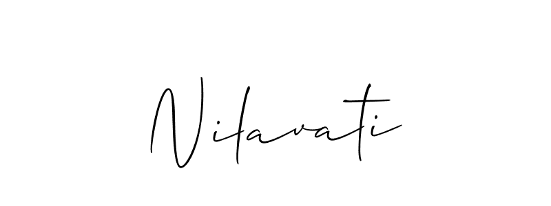 Also You can easily find your signature by using the search form. We will create Nilavati name handwritten signature images for you free of cost using Allison_Script sign style. Nilavati signature style 2 images and pictures png