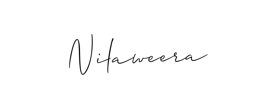 Create a beautiful signature design for name Nilaweera. With this signature (Allison_Script) fonts, you can make a handwritten signature for free. Nilaweera signature style 2 images and pictures png
