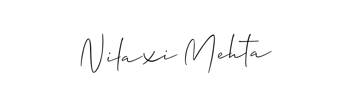 You should practise on your own different ways (Allison_Script) to write your name (Nilaxi Mehta) in signature. don't let someone else do it for you. Nilaxi Mehta signature style 2 images and pictures png