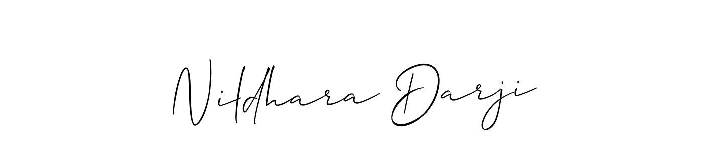 Make a short Nildhara Darji signature style. Manage your documents anywhere anytime using Allison_Script. Create and add eSignatures, submit forms, share and send files easily. Nildhara Darji signature style 2 images and pictures png
