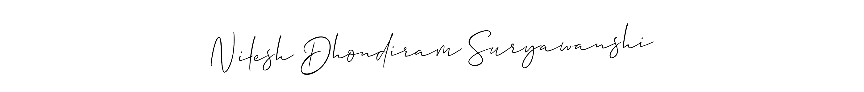Once you've used our free online signature maker to create your best signature Allison_Script style, it's time to enjoy all of the benefits that Nilesh Dhondiram Suryawanshi name signing documents. Nilesh Dhondiram Suryawanshi signature style 2 images and pictures png
