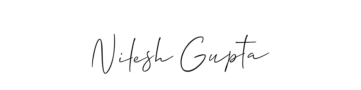 if you are searching for the best signature style for your name Nilesh Gupta. so please give up your signature search. here we have designed multiple signature styles  using Allison_Script. Nilesh Gupta signature style 2 images and pictures png
