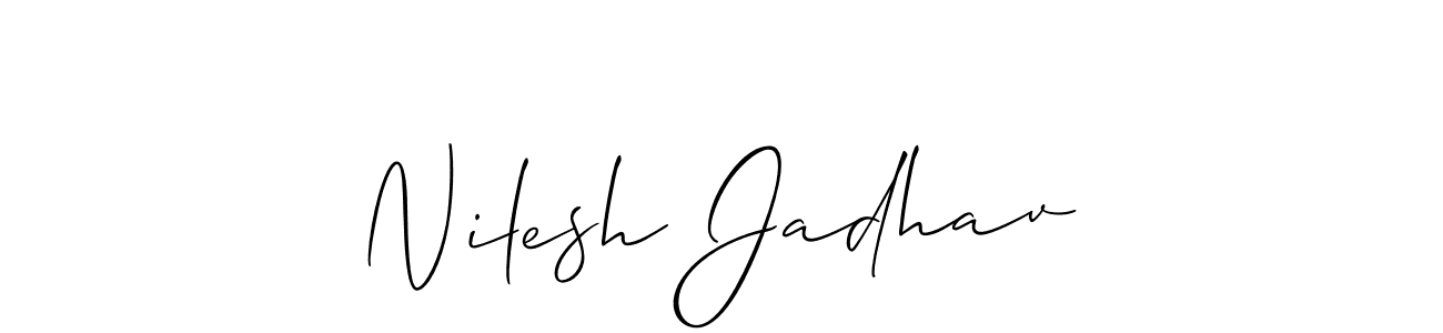 You can use this online signature creator to create a handwritten signature for the name Nilesh Jadhav. This is the best online autograph maker. Nilesh Jadhav signature style 2 images and pictures png