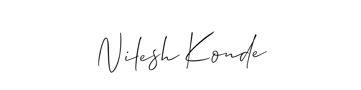 Check out images of Autograph of Nilesh Konde name. Actor Nilesh Konde Signature Style. Allison_Script is a professional sign style online. Nilesh Konde signature style 2 images and pictures png