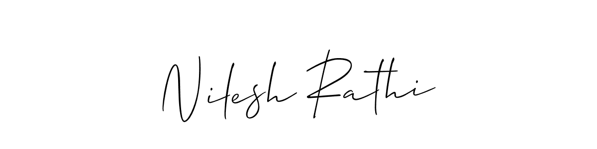 if you are searching for the best signature style for your name Nilesh Rathi. so please give up your signature search. here we have designed multiple signature styles  using Allison_Script. Nilesh Rathi signature style 2 images and pictures png