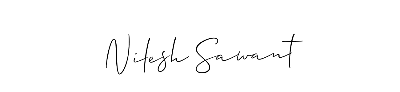 Check out images of Autograph of Nilesh Sawant name. Actor Nilesh Sawant Signature Style. Allison_Script is a professional sign style online. Nilesh Sawant signature style 2 images and pictures png
