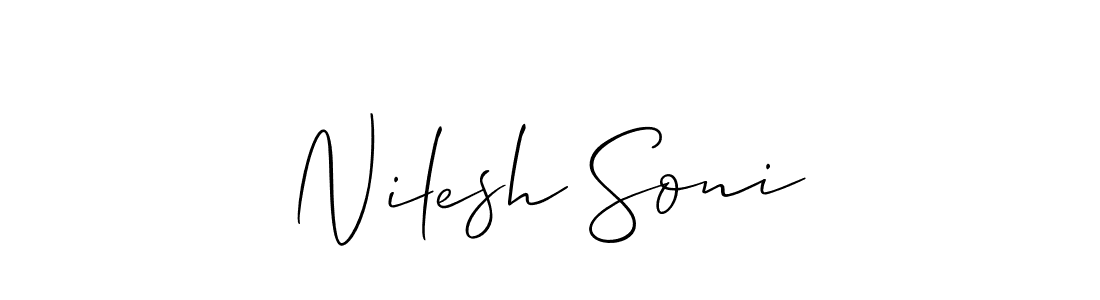 Once you've used our free online signature maker to create your best signature Allison_Script style, it's time to enjoy all of the benefits that Nilesh Soni name signing documents. Nilesh Soni signature style 2 images and pictures png