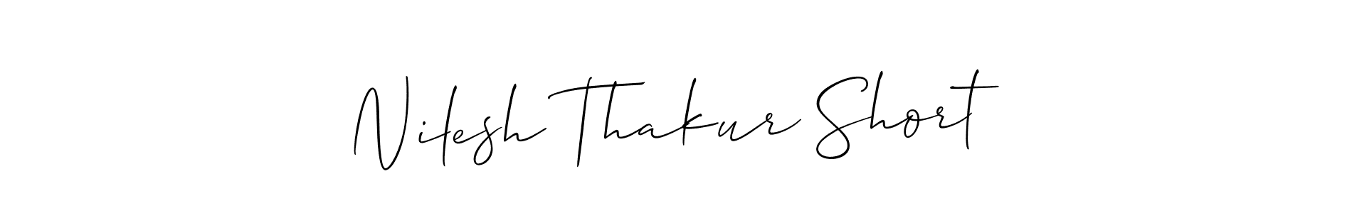 Best and Professional Signature Style for Nilesh Thakur Short. Allison_Script Best Signature Style Collection. Nilesh Thakur Short signature style 2 images and pictures png