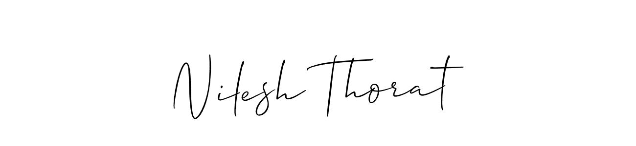Make a beautiful signature design for name Nilesh Thorat. Use this online signature maker to create a handwritten signature for free. Nilesh Thorat signature style 2 images and pictures png