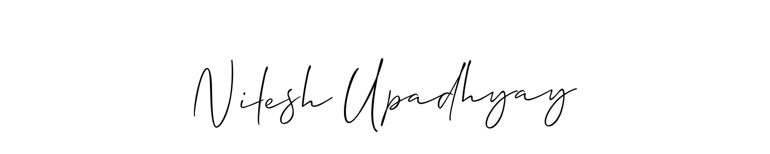 Once you've used our free online signature maker to create your best signature Allison_Script style, it's time to enjoy all of the benefits that Nilesh Upadhyay name signing documents. Nilesh Upadhyay signature style 2 images and pictures png