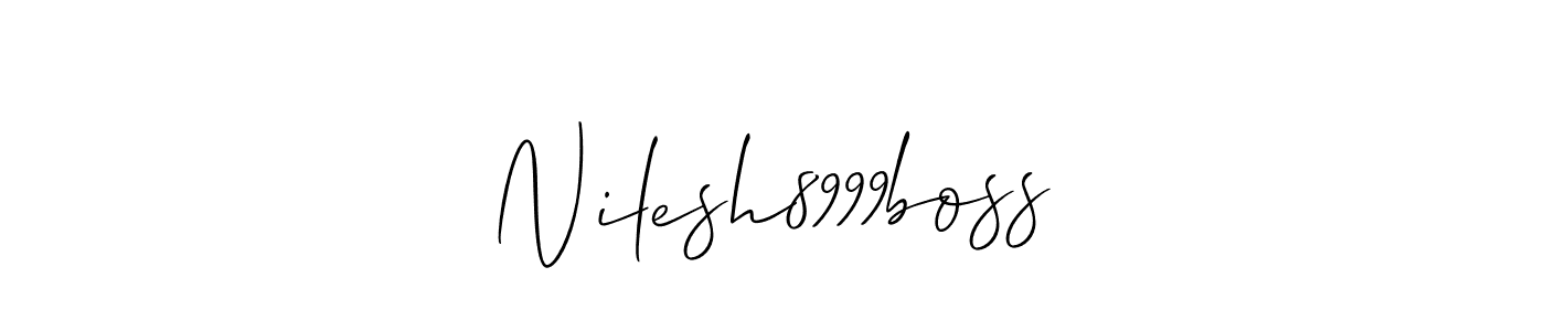 Nilesh8999boss stylish signature style. Best Handwritten Sign (Allison_Script) for my name. Handwritten Signature Collection Ideas for my name Nilesh8999boss. Nilesh8999boss signature style 2 images and pictures png