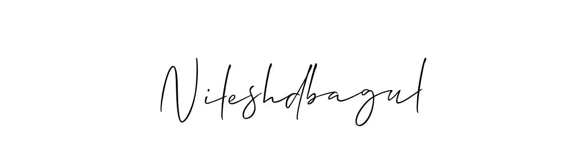 if you are searching for the best signature style for your name Nileshdbagul. so please give up your signature search. here we have designed multiple signature styles  using Allison_Script. Nileshdbagul signature style 2 images and pictures png