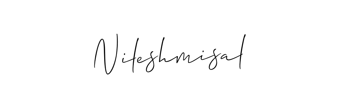 This is the best signature style for the Nileshmisal name. Also you like these signature font (Allison_Script). Mix name signature. Nileshmisal signature style 2 images and pictures png