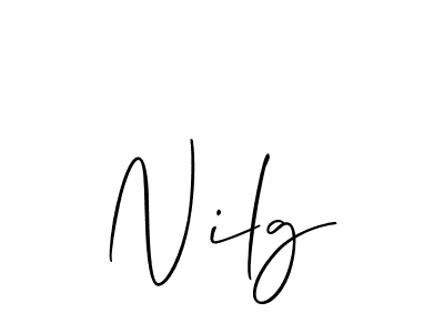 Once you've used our free online signature maker to create your best signature Allison_Script style, it's time to enjoy all of the benefits that Nilg name signing documents. Nilg signature style 2 images and pictures png